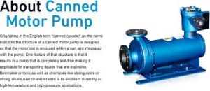 Canned Motor Pump