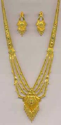 Gold Necklace Set-06