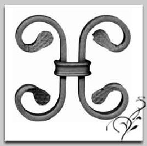 Wrought Iron Clip on Unit