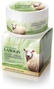 Wild Ferns Lanolin Night Creme - Combination to Oily - with Collagen