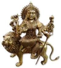 brass durga statues