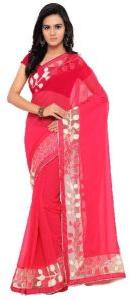 Pink Georgette Sarees