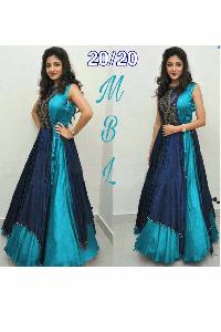 Sky Blue Jacket lehengas