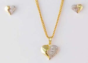 Heart Pendant Set