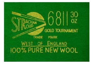 Snooker Table Strachan 6811 30 OZ TournamentCloth