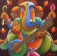 lord ganesha painting