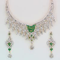 American Diamond Necklace Set