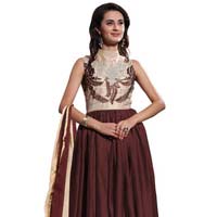 Patel Marketers  Royal brown georgette desiner salwar suit pm-59