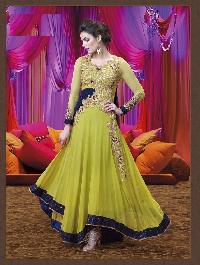 Patel Marketers Royal light green georgette salwar suit pm-65
