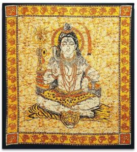 Lord Shiva Printed Tapestry