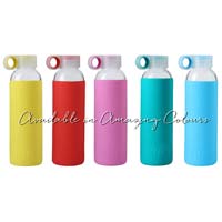 IZIZI Glass Bottles With Silicone Sleeve 500ml