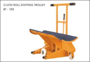 cloth roll doffing trolley