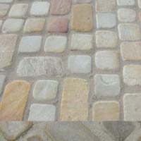 Tumbled Fossil-Mint Flooring Paving