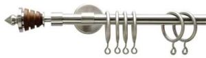 Victorian Stainless Steel Drapery Rod