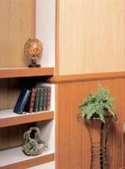 wooden wall paneling