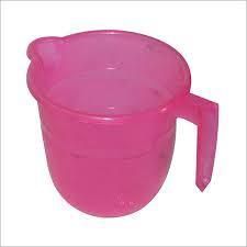 Pink Plastic Bath Mugs