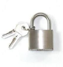 steel padlocks