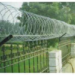 concertina cross razor wire