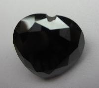 1.00 Carat Heart Cut Black Diamond