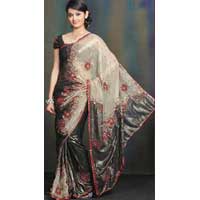 Item Code : VAK710B Embroidered Saree