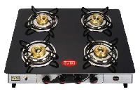 Black Series 4 Burner GT-4B-SS(A1) Glass Cooktop