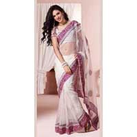 Sequins Work Saree