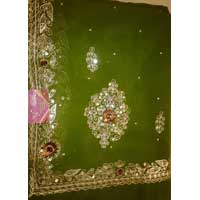 zariwork saree