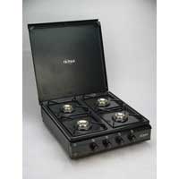 Burner Gas Stove with Lid - (4)