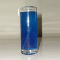 Aqua Blue Gel Candles