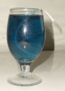 Blue Gel Candle