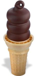 Chocolate Ice Cream Cone