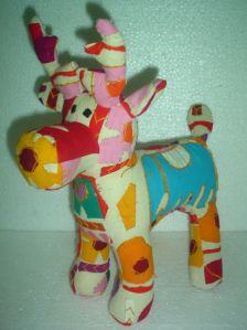 Handmade Recycled Reindeer