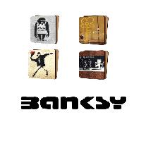 Banksy Coasters