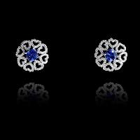10 Blue Luxury Diamond Earrings