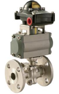 ball valve with actuator