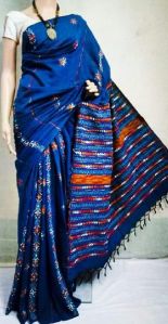 Khesh kantha Stitch Saree