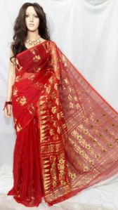 Soft Cotton jamdani saree