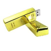 Gold Bar Shape Pen Drive