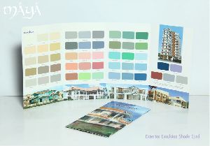 Exterior Emulsion Shade Card Designing