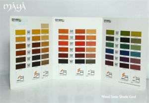 Wood Stain Shade Card Designing