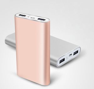 Aluminum Portable Power 10000mah Charger for Iphone Samsung Xiaomi