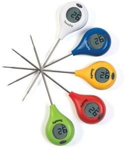 Thermometer with rotating display