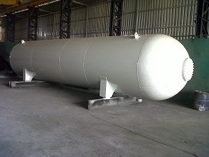 Propane storage tank