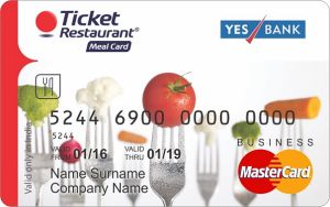 Ticket Restaurant Meal Card for Corporate Employees