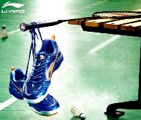 Li-Ning Badminton Racket and Shoes