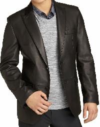 leather blazer