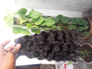 Indian Natural Remy Human Curly Hair Extension