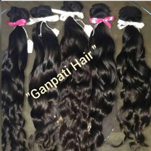 Indian Natural Remy Human Wavy Hair Extension