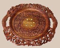 carved wood trays