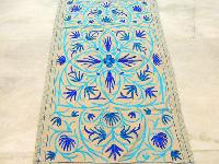 handmade embroidered kashmiri rugs